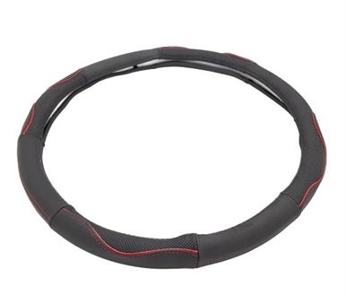 Чохол для керма зі шкіри 450 мм/1 черв.