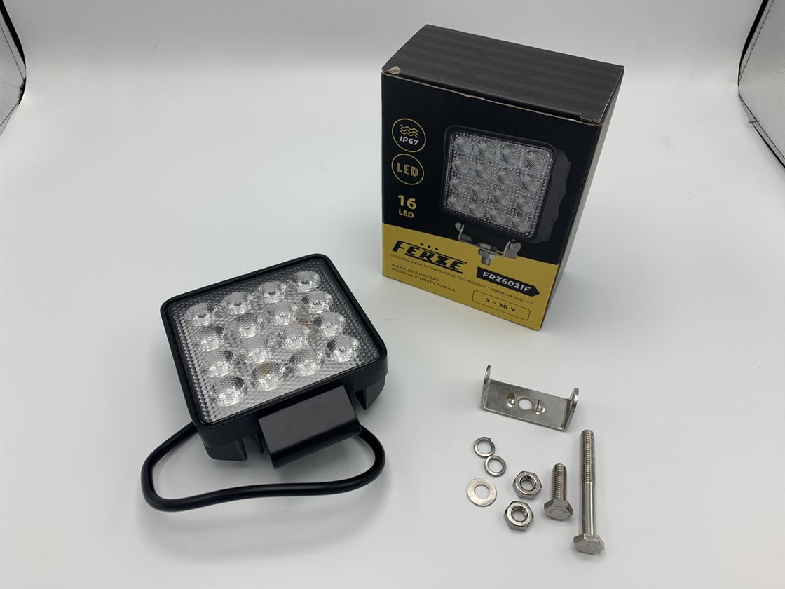 Фара робоча діодна 9-36V 16LED