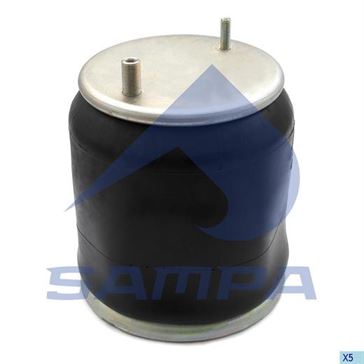 Пневморесора зі склянкою в зборі (сталь) 4159NP07 SMB, FRUEHAUF, ROR (4 шп. M12, 1 штуцер M12, 1 шту