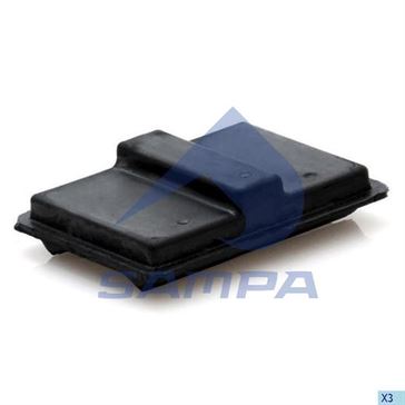 Відбійник 55.5x75x21.5 ресори Mercedes \ 6743250244 \ 011.141