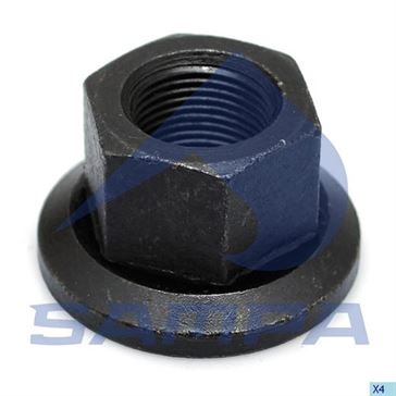 Гайка М20x1,5x26,25x45 SW30 с упорной шайбой BPW, IVECO, MAN, VOLVO