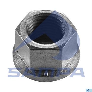 Гайка М20x2x20 SW27 колеса TRILEX, BPW, DAF, MAN, Mercedes, SCANIA, VOLVO \ 06112220416 \ 020.454