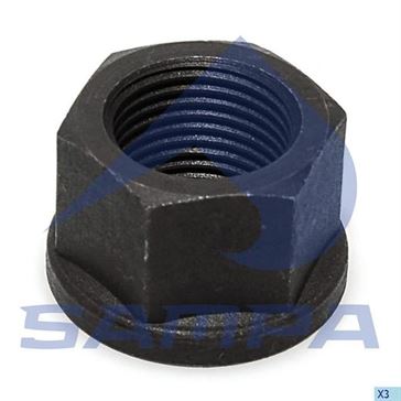 Гaйкa кріплення колеса MAN (M18x1,5) \ 06112220213 \ 020.455