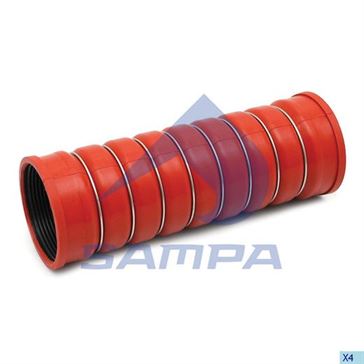 Гофра интеркулера (90х290) чёрная MAN \81963010900 \ 020.491  
