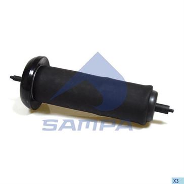Пневмоподушка амортизатора кабіни M20x1,5/M12x1,5/378