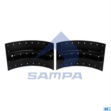 Комплект колодок на барабанні гальма / 030.644 / 3090076
