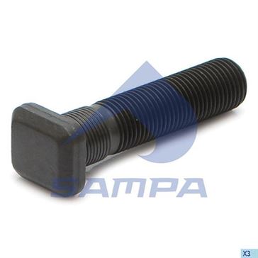 Болт 7/8x111x73 колеса SCANIA прав. резьб. 4-х гран./ 041.001/ 1368694