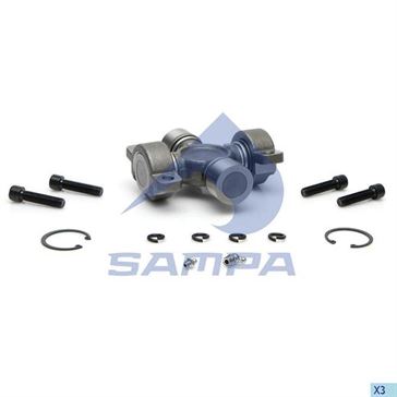 Хрестовина (d48x161) зі стоп кільцями і болтами SCANIA \ 1541070S \ 042.033