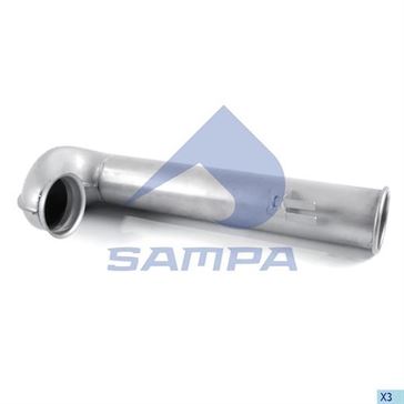 Труба приймальна глушника DAF CF 75 (01 -) / 050.486 / 1611176