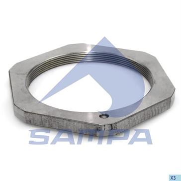 Гайка осі DAF (W 16G 3-11 / 16 "/ 10xSW115) \ 0890762 \ 051.253