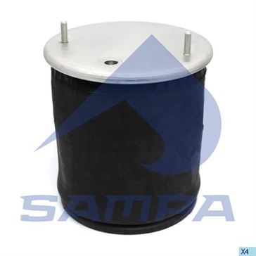 Пневморессора со стаканом в сборе (пластик) SAF 32923KPP, 2924V \3229004100 \ SP 552924-KP 