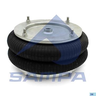 Пневмоподушка подъемной оси FD 412-18 1/2 M10 (d300x199 mm) SAE-GIGANT \881202 \ SP 55300-2F 