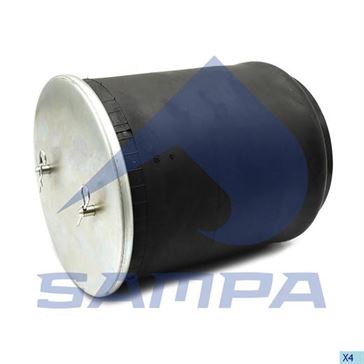 Пневморессора со стаканом в сборе SCANIA 4 series (2 штыря d=12мм,1 отв. М16х1.5мм) 6700NP01 \154369