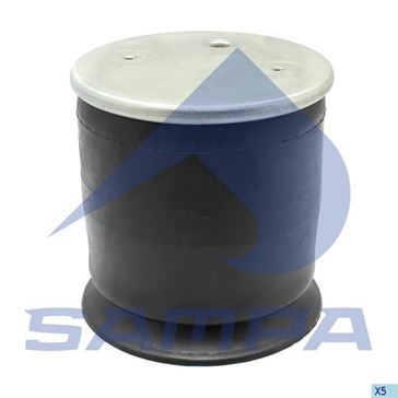 Пневморессора со стаканом в сборе (пластик) SCHMITZ Conti 4157NP06, (пластиковый стакан 1отв.) (2 от