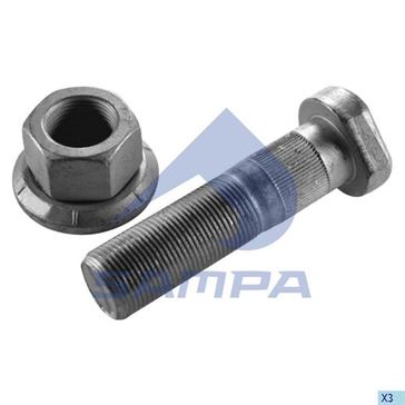 Шпилька 83xM22x1,5 колеса SAF с гайкой \3302107800 \ 075.602  