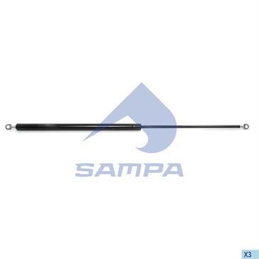 Газовая пружина капота 660 mm / 350 N