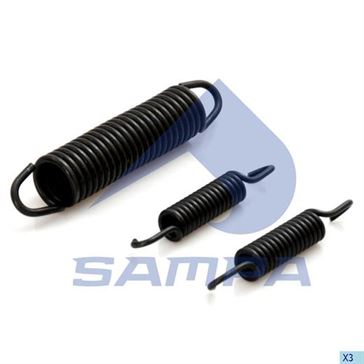 Ремкомплект пружин колодок гальмівних (d34x167 / d19x112 mm) \ 8285049053