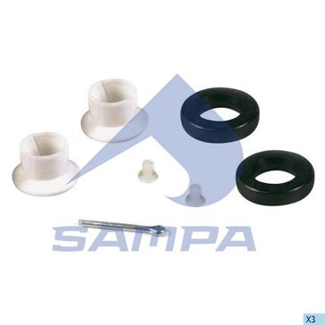 Ремкомплект сцепного устройства TYP260\крепления к раме ROCKINGER (d52xd97x22) \ROE67471 