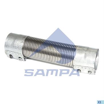 Труба гофрована Mercedes ATEGO D75x350 \ 9704900265
