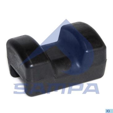 Подушка опорно-сцепного устройства GF SK-V36.14,5 / 100x50x50