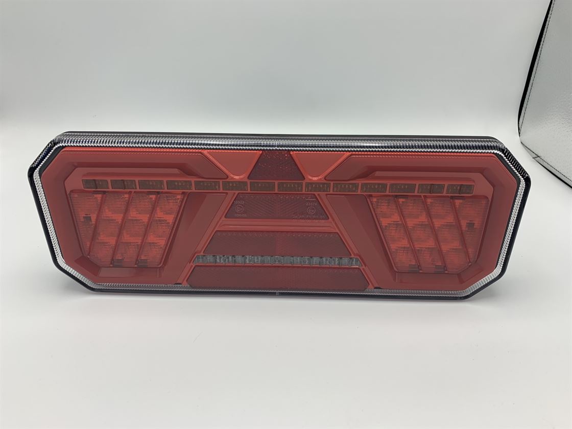 Фонарь задний бегущий указатель поворота LED+неон 10-30v  