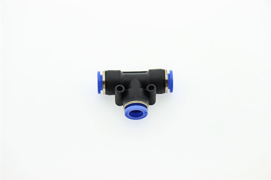 Фітинги Т-подібні пластикові пневматичні (PEG10*12*10) (050.003)