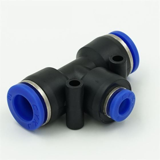 Фітинг Т-подібний пластиковий пневматичний (PEG6*4*6) (050.006)