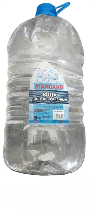 Дистиллированная вода STANDART 10л