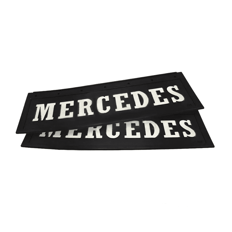 Брызговик резиновый с объемным рисунком MERCEDES Передний 645х205мм