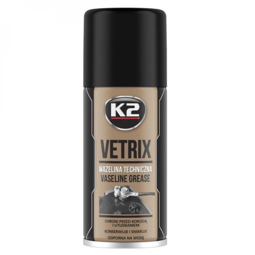 Мастило універсальне K2 Bond Vetrix Vaseline рідке синтетичне біле аерозоль 140 мл 