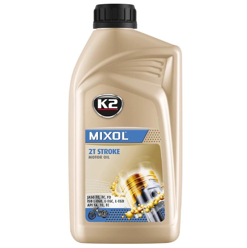 Олива моторна K2 2T Stroke Oil Mixol 1 л 