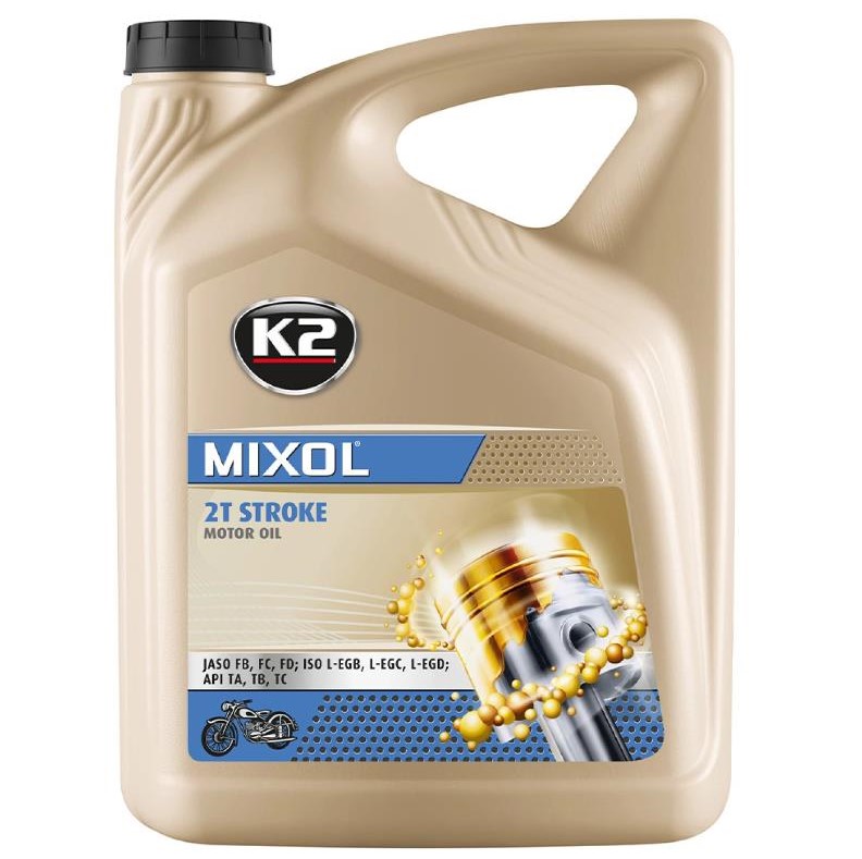 Олива моторна K2 2T Stroke Oil Mixol 5 л 