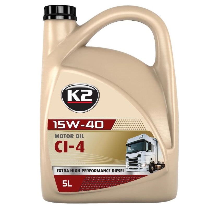 Олива моторна K2 CI-4 15W-40 5 л 