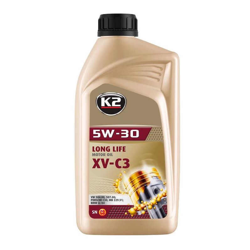 Олива моторна K2 Long Life SN XV-C3 5W-30 1 л 
