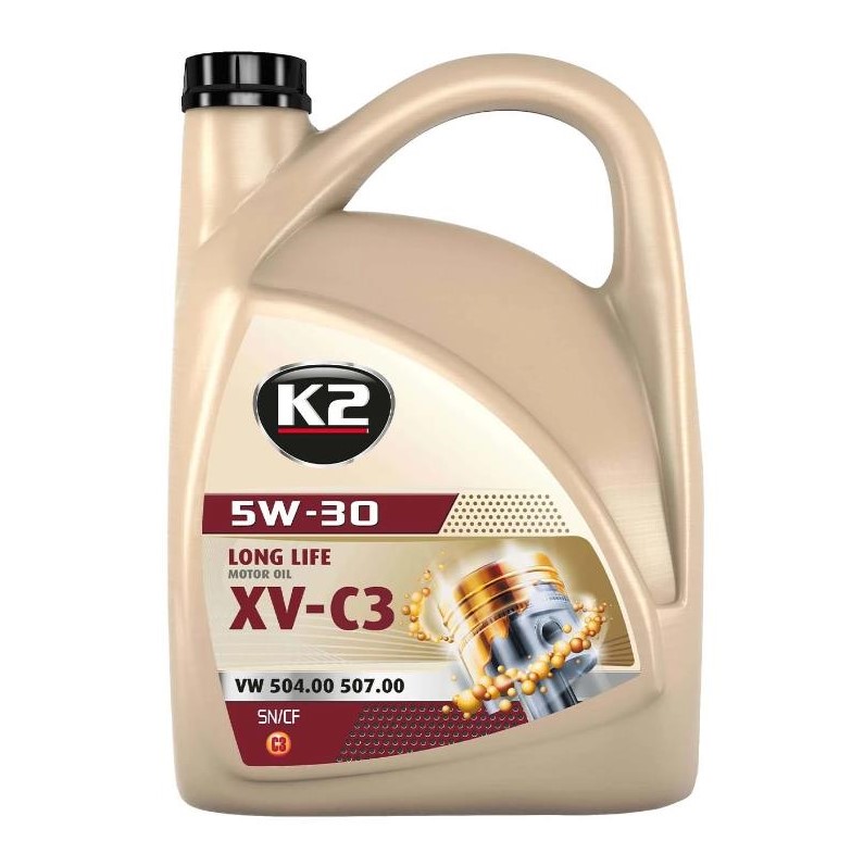 Олива моторна K2 Long Life SN XV-C3 5W-30 5 л 
