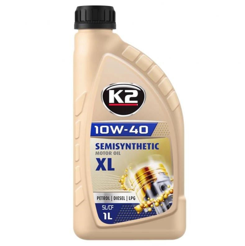 Олива моторна K2 Semisynthetic XL SL/CF 10W-40 1 л 