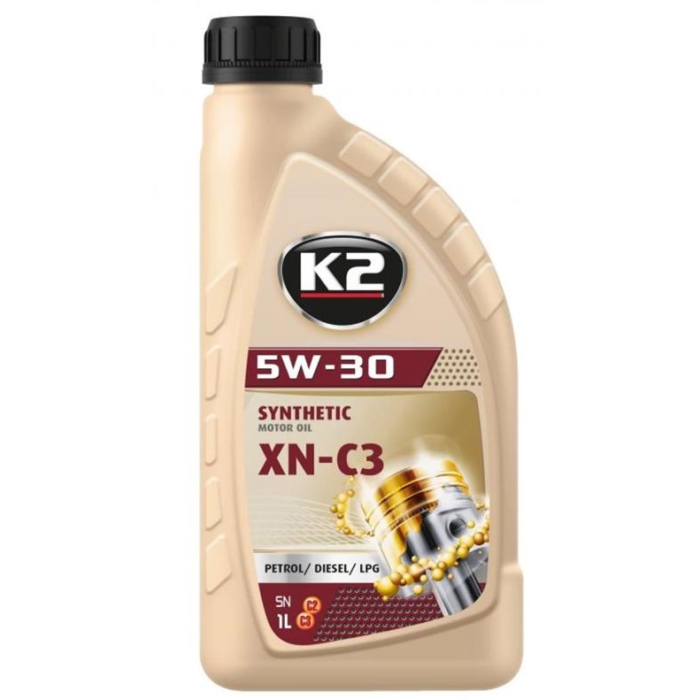 Олива моторна K2 Synthetic SN XN-C3 5W-30 1 л 