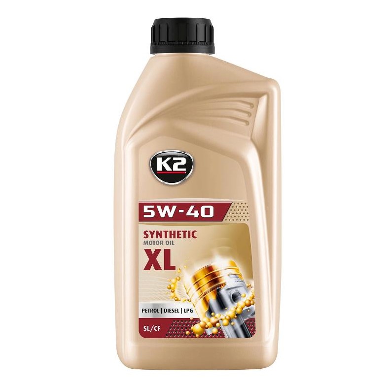 Олива моторна K2 Synthetic XL SL/CF/CF-4 5W-40 1 л 