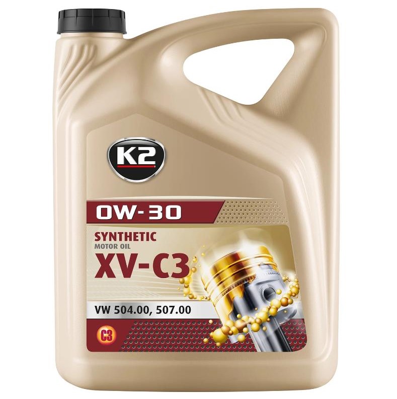 Олива моторна K2 Synthetic XV-C3 0W-30 5 л 