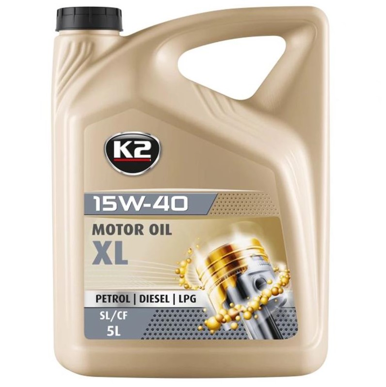 Олива моторна K2 XL SL/CF/CF-4 15W-40 5 л 