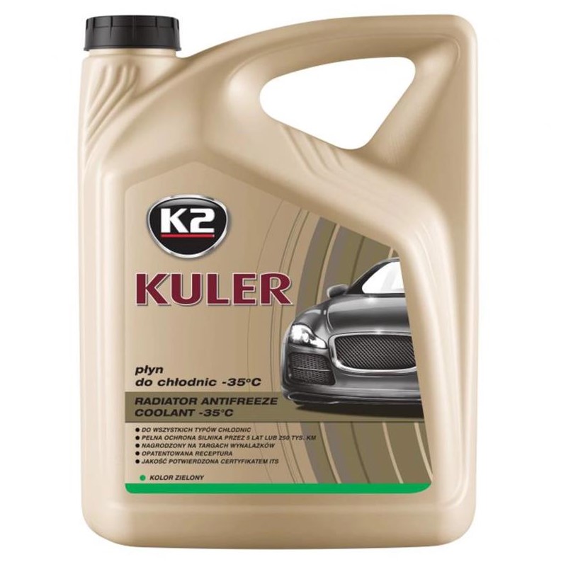 Жидкость охлаждающая K2 Kuler Long Life -35 °C G11 зеленая 5 л 