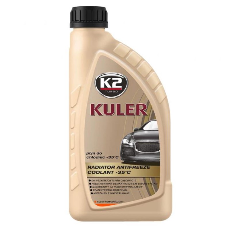 Жидкость охлаждающая K2 Kuler Long Life -35 °C G13 оранжевая 1 л 
