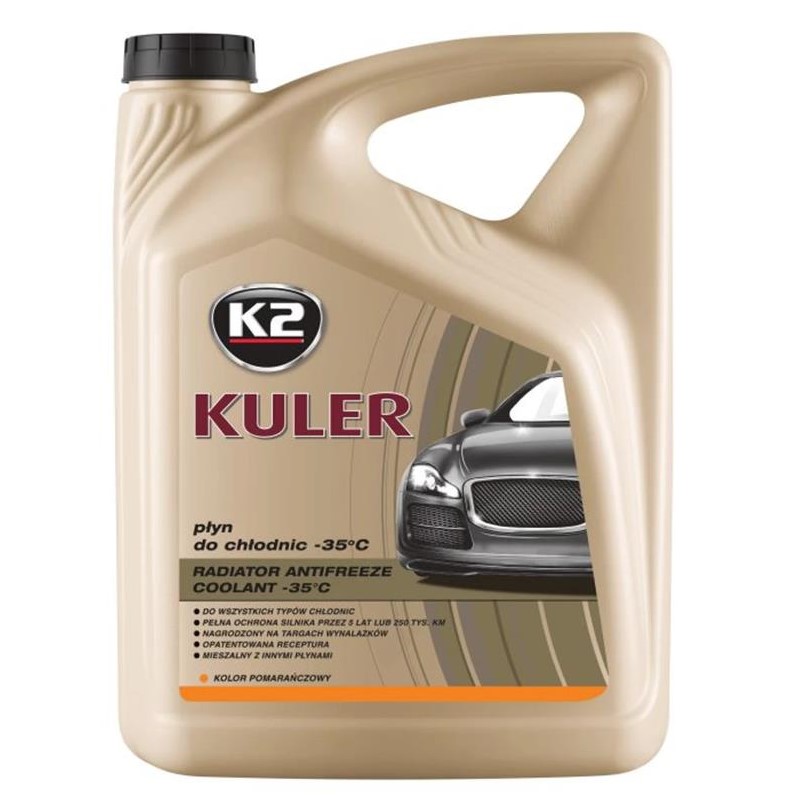 Жидкость охлаждающая K2 Kuler Long Life -35 °C G13 оранжевая 5 л 