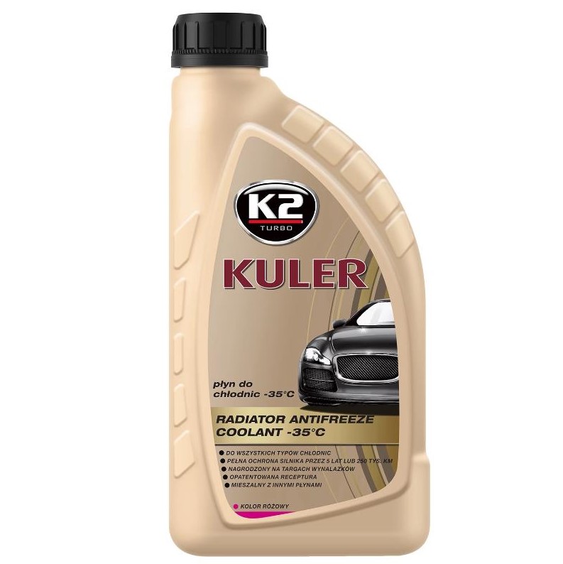 Жидкость охлаждающая K2 Kuler Long Life -35 °C G13 розовая 1 л 