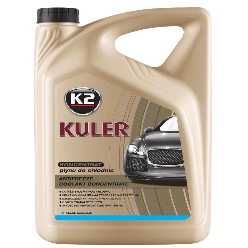 Жидкость охлаждающая K2 Kuler Long Life G11 голубая концентрат 5 л 