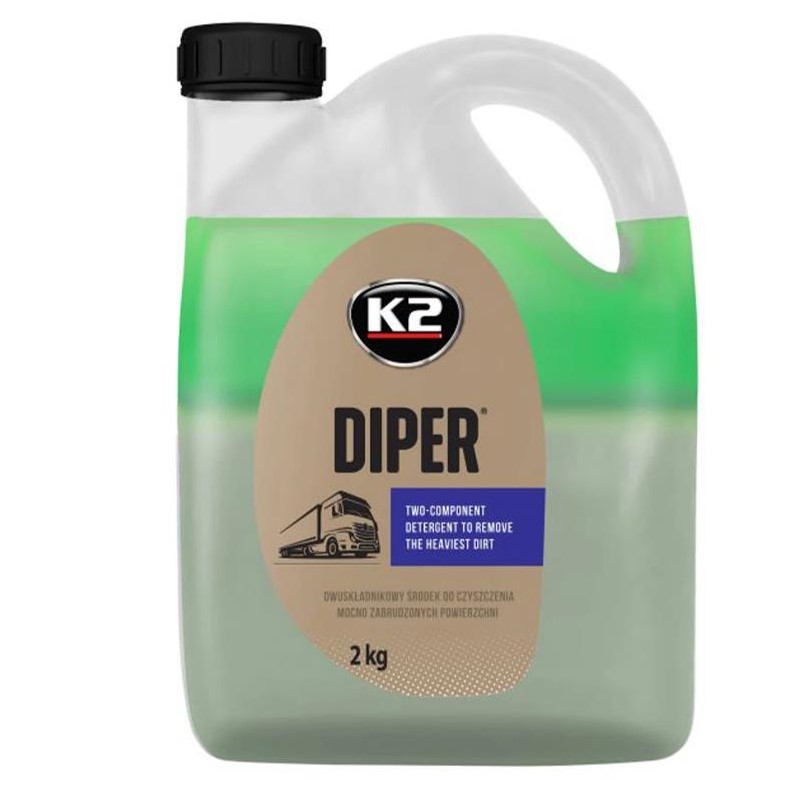 Автошампунь для очищення кузова K2 Diper безконтактне миття 2 кг 