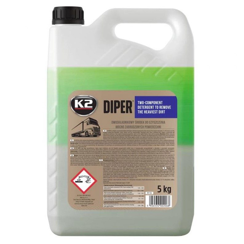 Автошампунь для очищення кузова K2 Diper безконтактне миття 5 кг 