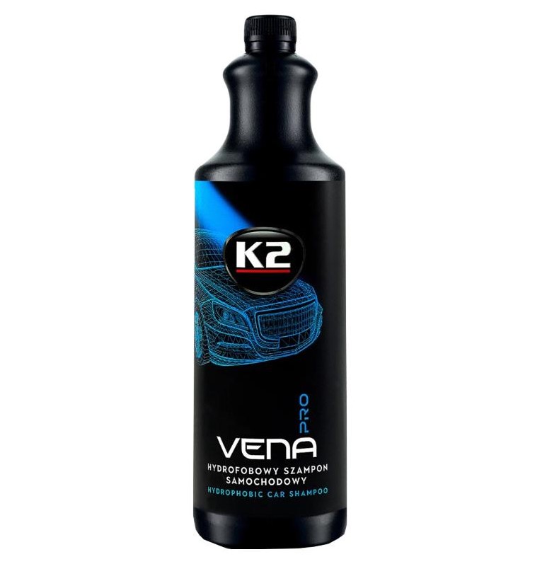 Автошампунь для очищення кузова K2 Vena Pro гідрофобний ручне миття 1 л 