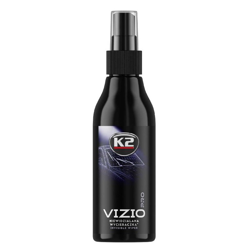 Засіб для скла антидощ K2 Vizio Pro з аплікатором та мікрофіброю 150 мл 