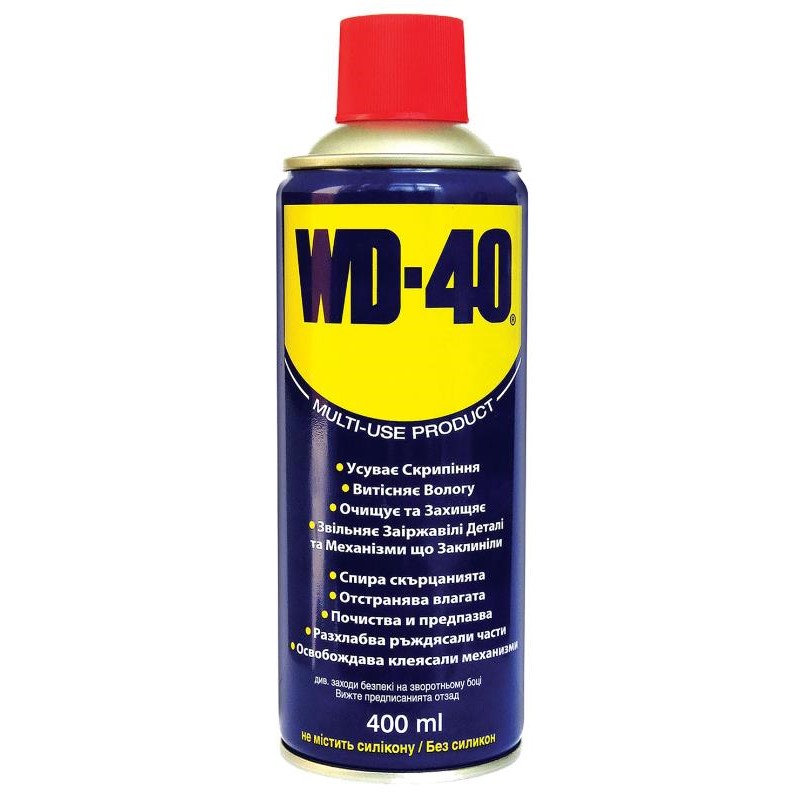 Смазка универсальная WD-40 жидкое минеральное прозрачное аэрозоль 400 мл
